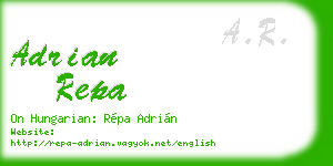 adrian repa business card